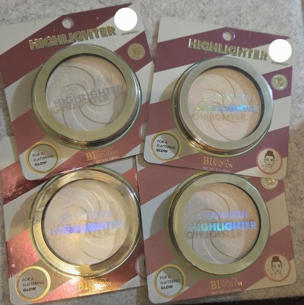 BEAUTY INTUITION Highlighter - Pack of 4